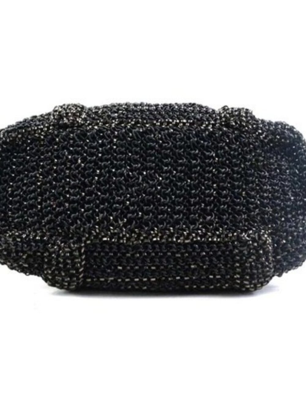 Auth ANTEPRIMA Handbag black PVC 56463a - Picture 4 of 16